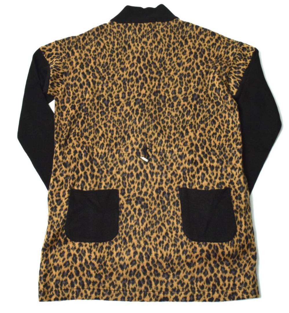 Unused 36,000 yen Munitalp Autumn/Winter Shaggy Dress 40 (M) Leopard