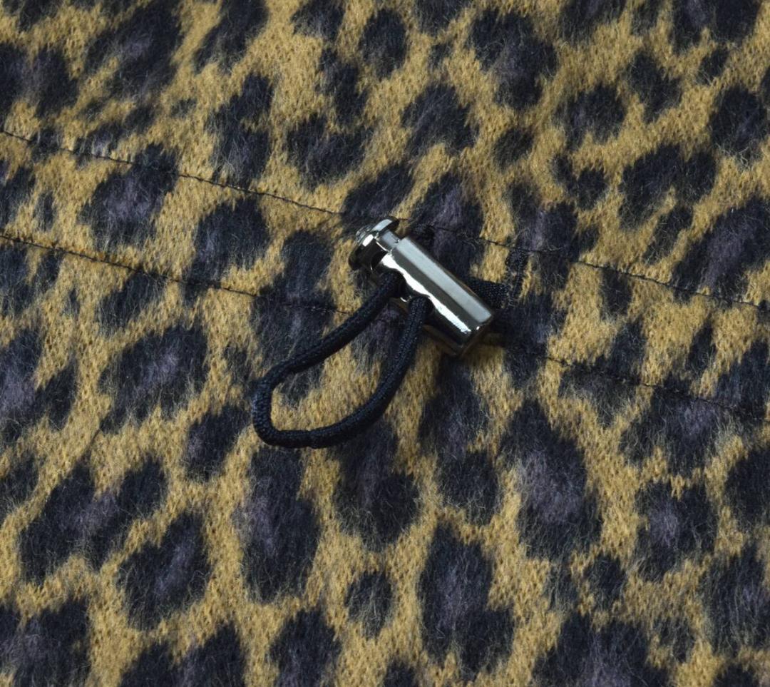 Unused 36,000 yen Munitalp Autumn/Winter Shaggy Dress 40 (M) Leopard