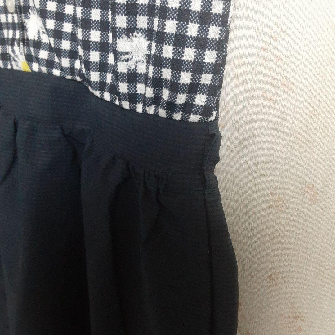【Good Condition】 Adidas Golf Floral Check Dress Size M