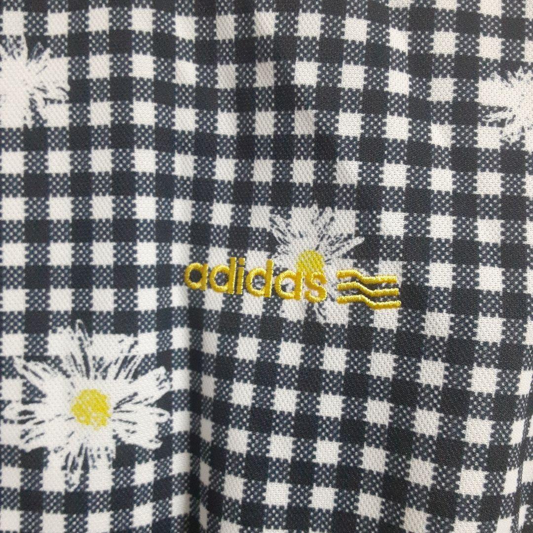【Good Condition】 Adidas Golf Floral Check Dress Size M