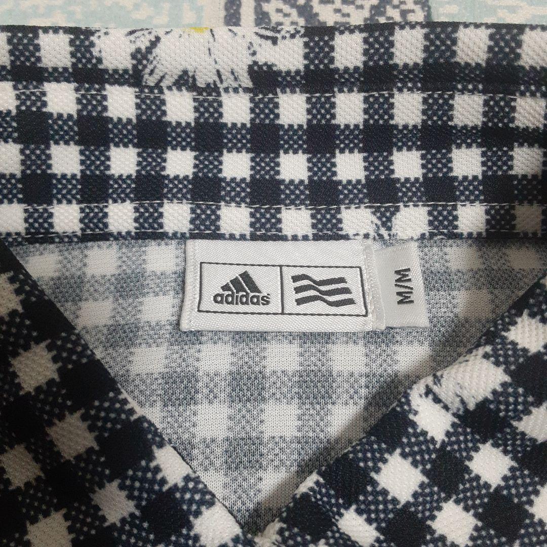 【Good Condition】 Adidas Golf Floral Check Dress Size M