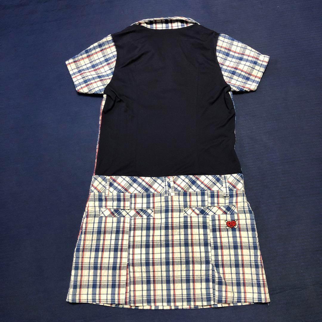 FILA Plaid Zip-Up Dress M Golf ★★