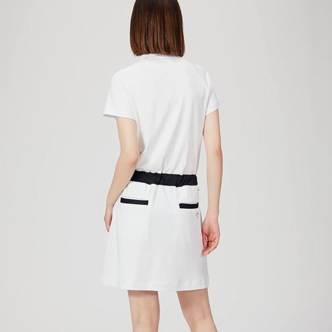 【Excellent Condition】Callaway Golf Dress, Short Sleeve, S, White, Sold Out Item