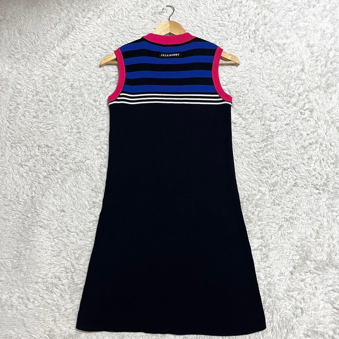 Jack Bunny Sleeveless Dress Golf Wear Black Size 1 (Equivalent to M)