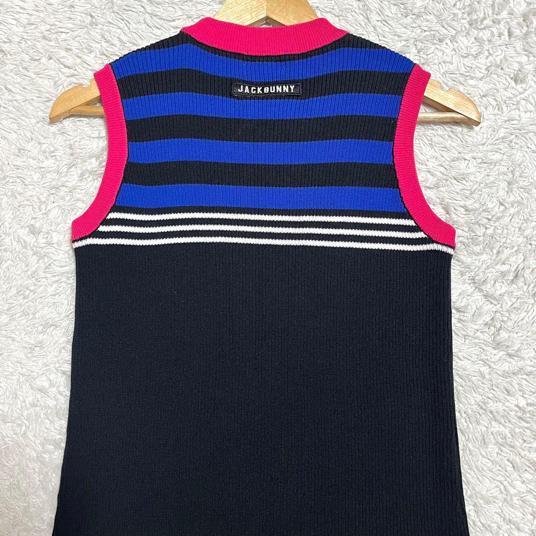 Jack Bunny Sleeveless Dress Golf Wear Black Size 1 (Equivalent to M)