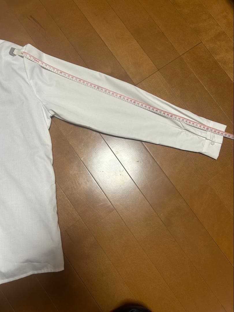 School Uniform: White Long-Sleeve Shirt, Plaid Skirt, and Ribbon