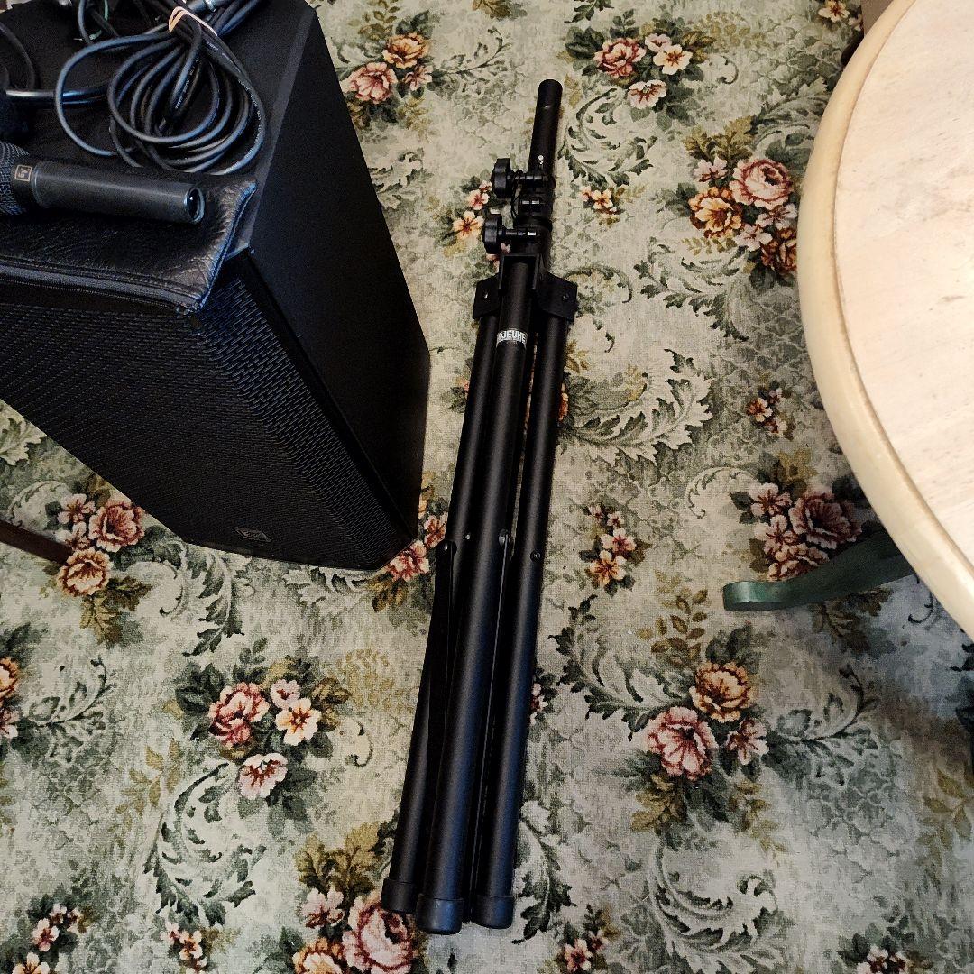 Electro-Voice ZLX12P Powered Speaker Used Item with Microphone and Tripod