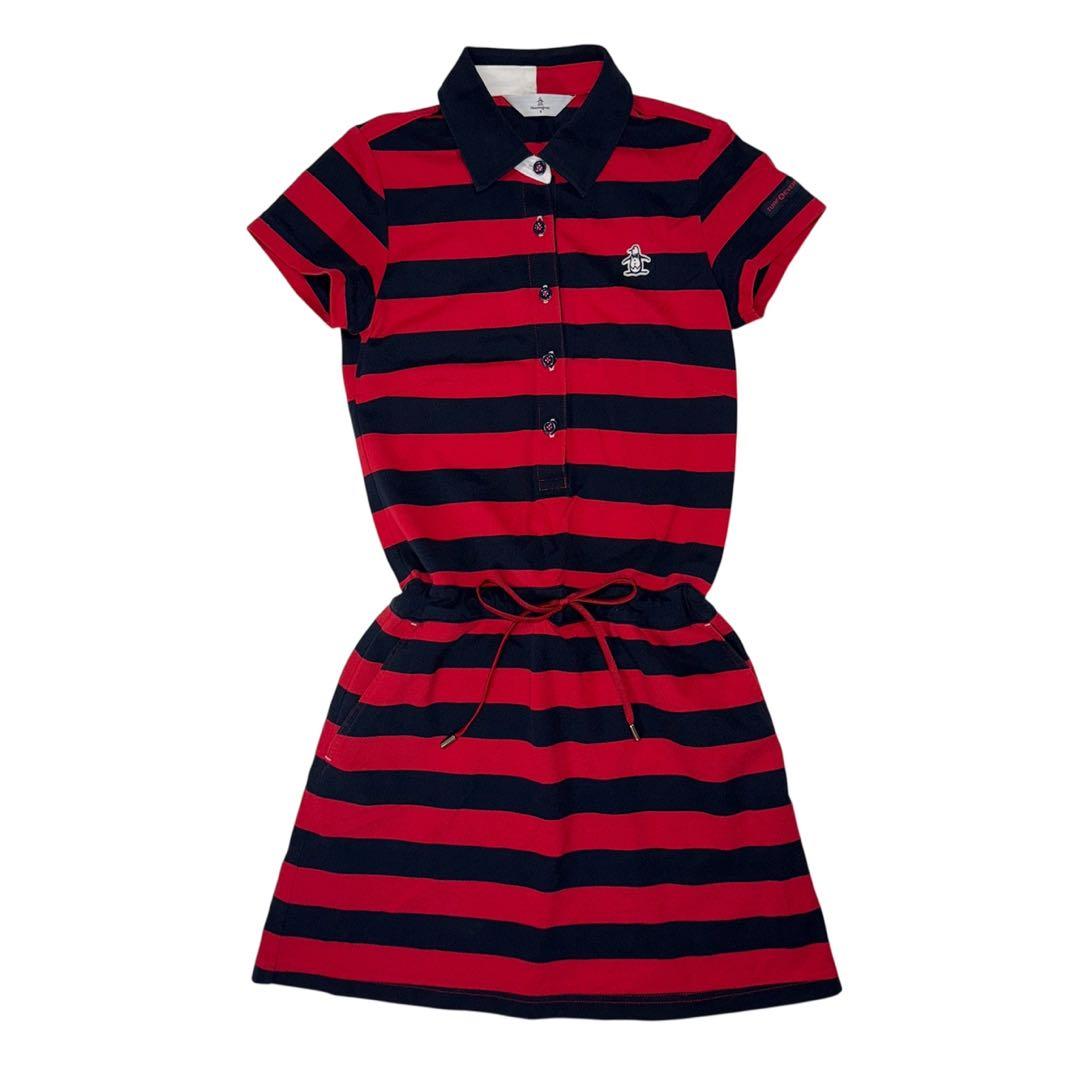Munsingwear Striped Short Sleeve Dress Size S
