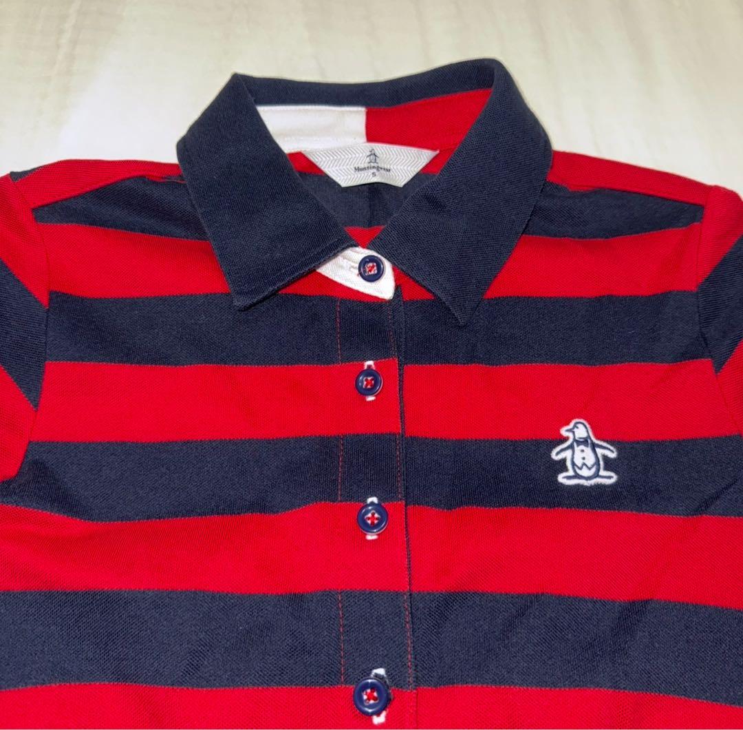 Munsingwear Striped Short Sleeve Dress Size S