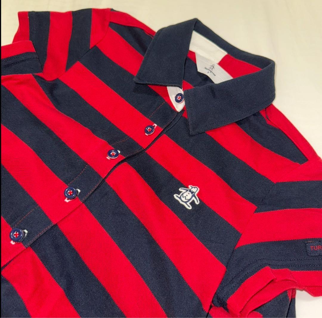 Munsingwear Striped Short Sleeve Dress Size S