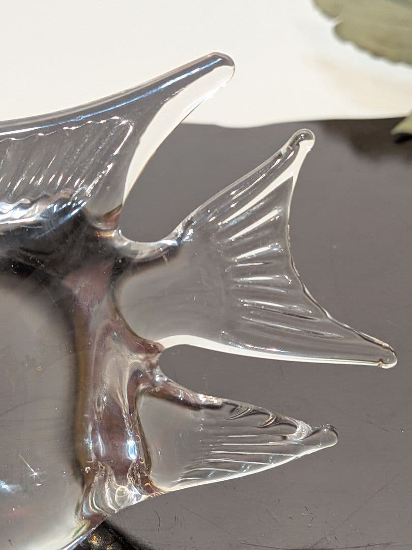 Glass Object Figurine Fish Art Paperweight