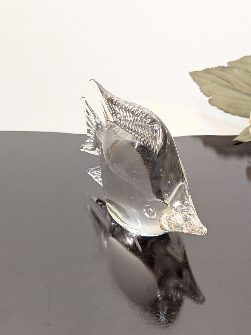 Glass Object Figurine Fish Art Paperweight