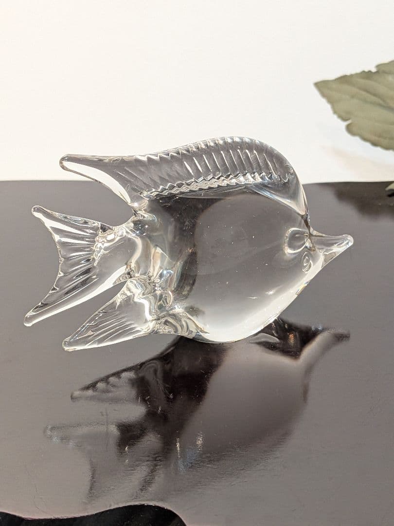 Glass Object Figurine Fish Art Paperweight