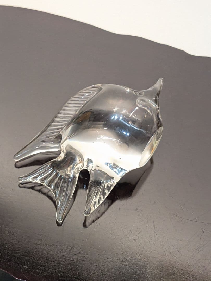 Glass Object Figurine Fish Art Paperweight
