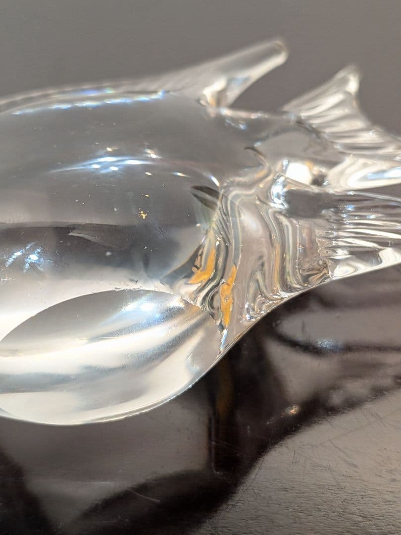 Glass Object Figurine Fish Art Paperweight
