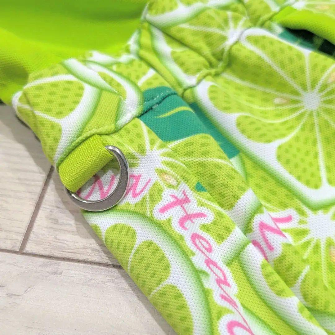 VIVA HEART Golf Lime Pattern Polo Dress with Inner Pants