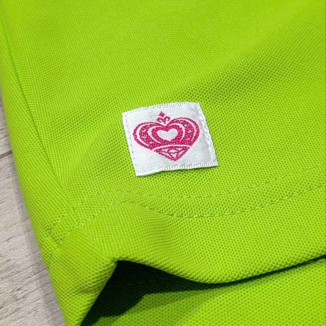 VIVA HEART Golf Lime Pattern Polo Dress with Inner Pants