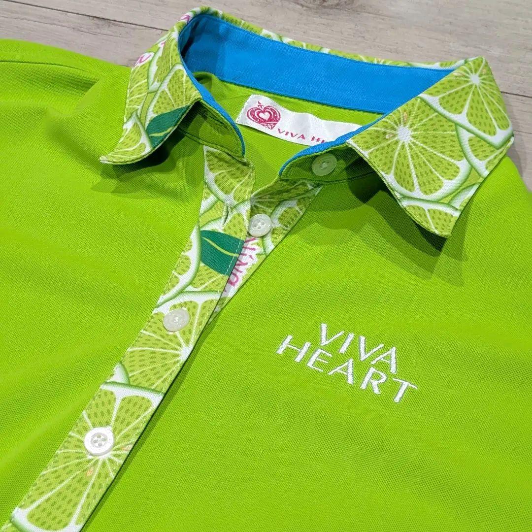 VIVA HEART Golf Lime Pattern Polo Dress with Inner Pants