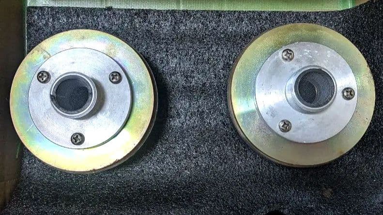 JVC Aluminum Machined SKD2545-030 Horn Tweeter Pair Set