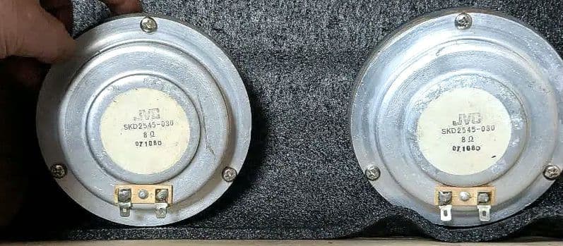 JVC Aluminum Machined SKD2545-030 Horn Tweeter Pair Set