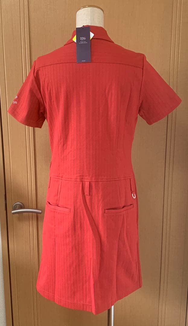 【New Unused】23ku Golf Dress Red