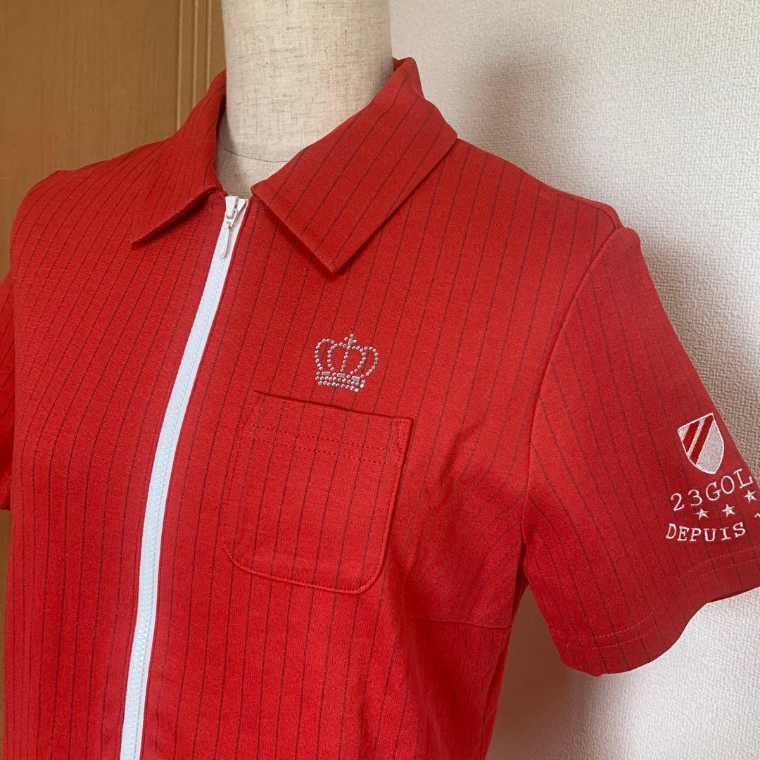 【New Unused】23ku Golf Dress Red