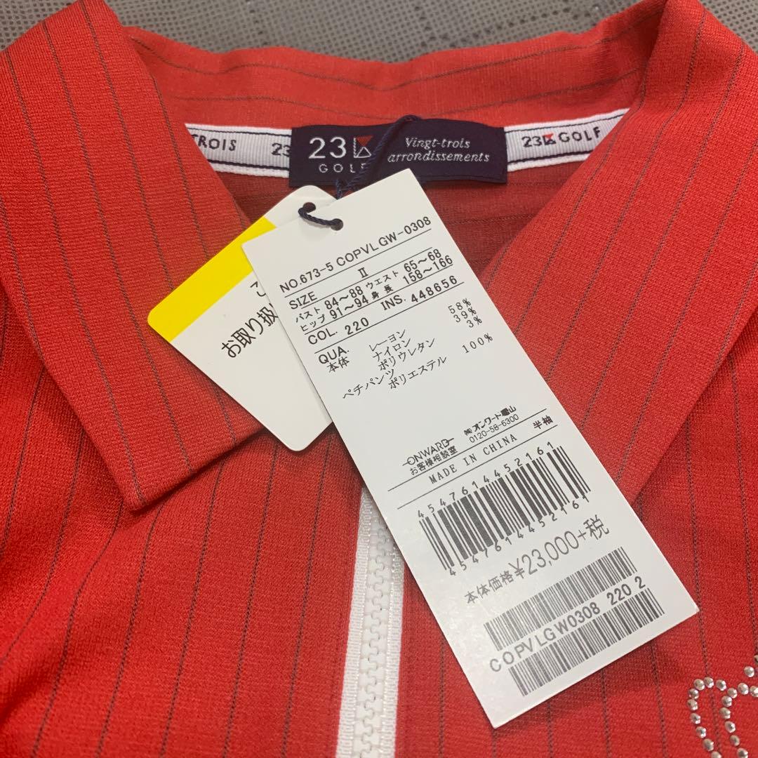 【New Unused】23ku Golf Dress Red